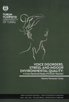 Voice Disorders, Stress, and Indoor Environmental Quality: A Cross-Sectional Study of Finnish Teachers